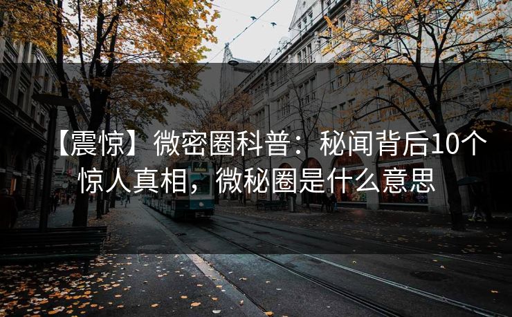 【震惊】微密圈科普:秘闻背后10个惊人真相,微秘圈是什么意思 【震惊】微密圈科普:秘闻背后10个惊人真相,微秘圈是什么意思